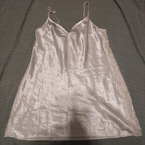 Silky Cream Sleeveless  Lingerie Dress Sexy PJ Lightweight‎ Spaghetti Straps